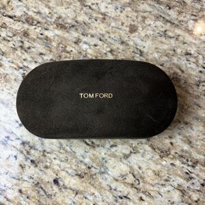 Tom Ford Sunglasses Hard Case Only  Brown Velvet Clamshell Eyeglass